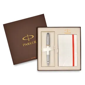 Parker Sonnet Metal & Pearl sada 5TH a zápisník